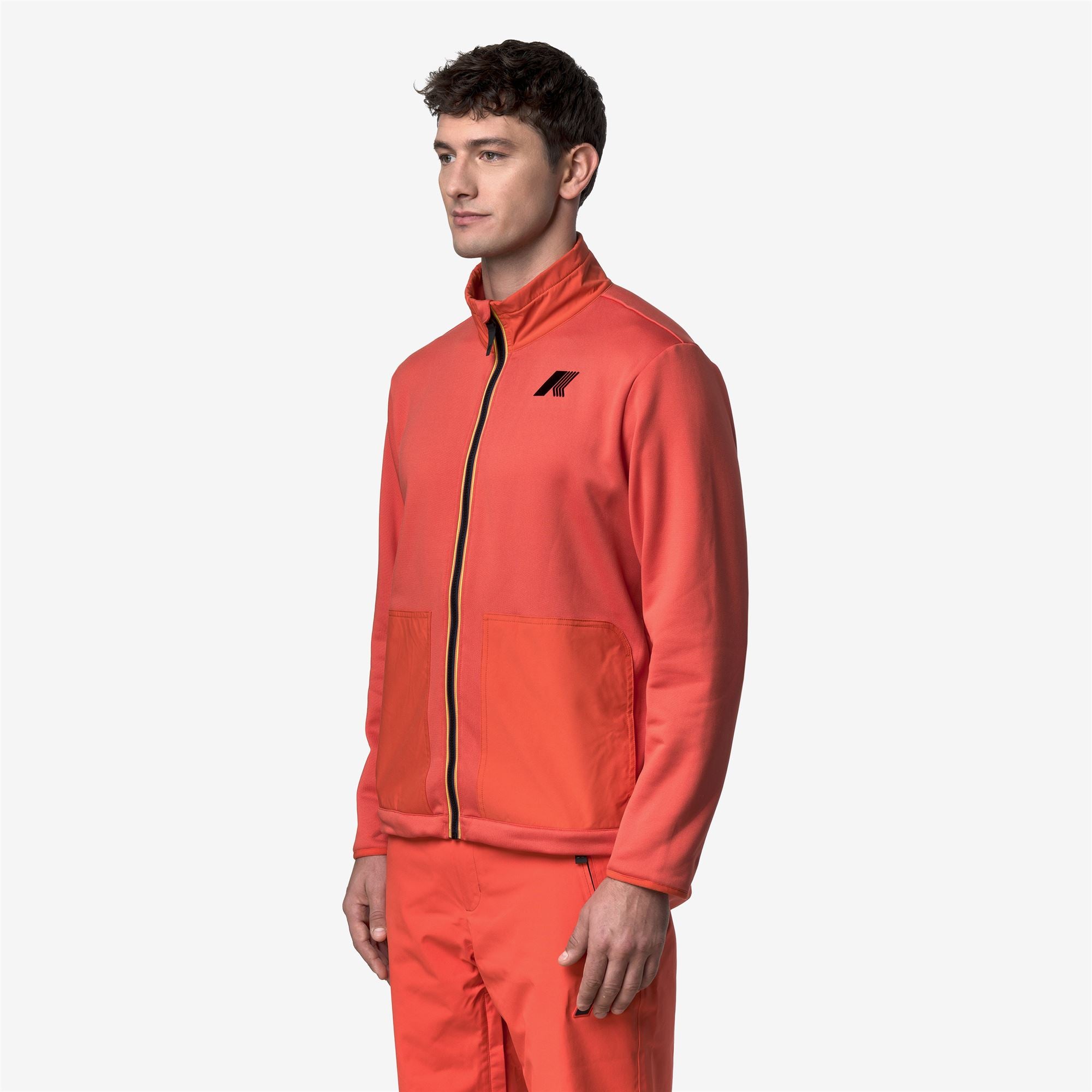 Fleece_MAN_BOURG POLAR_Jacket_Orange Fiesta - Commercial 5