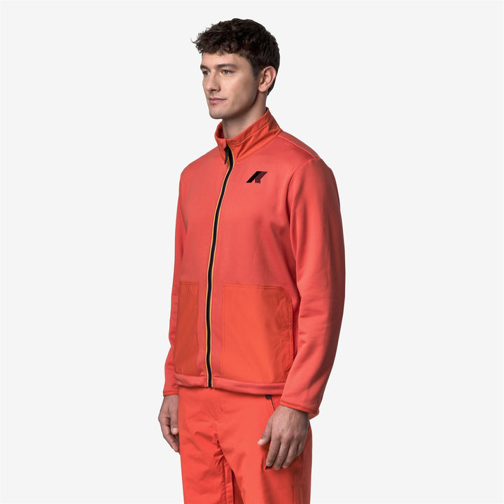 BOURG POLAR - Fleece - Jacket - Man - ORANGE FIESTA 4