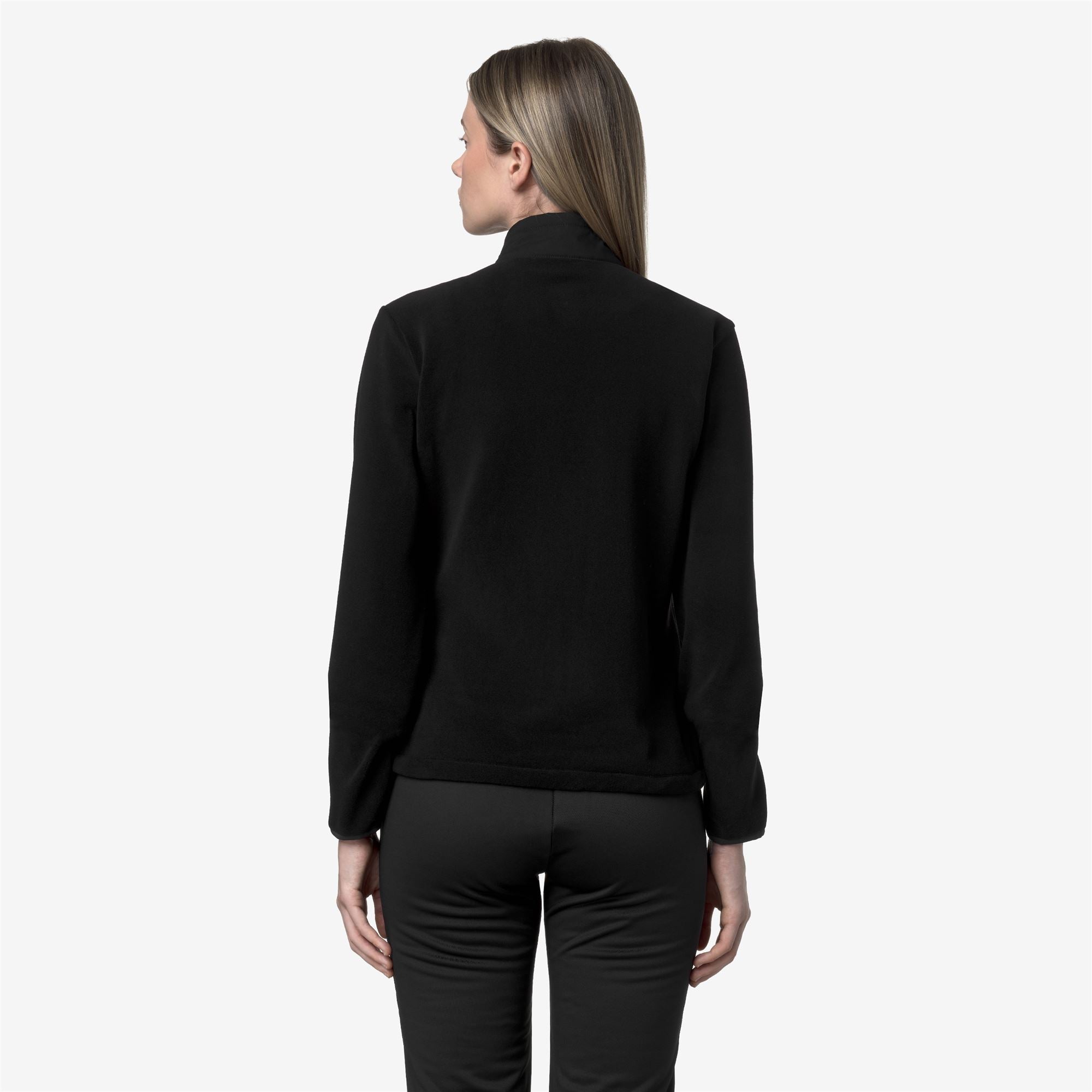 Fleece_WOMAN_BRESSE POLAR_Jacket_Black Pure - Commercial 6