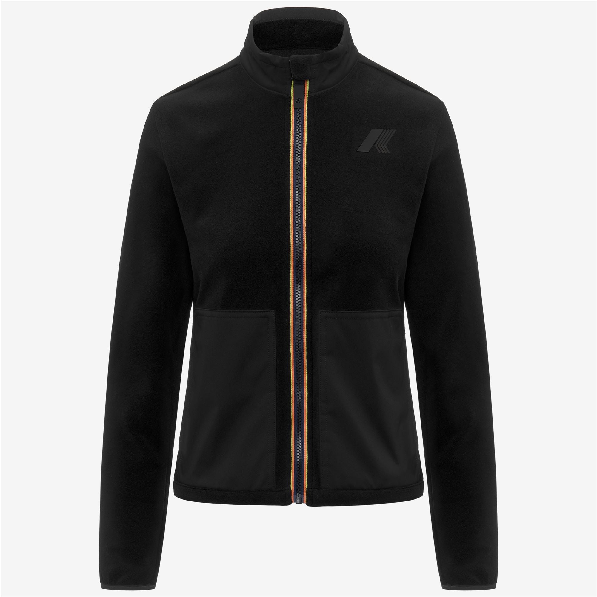 Fleece_WOMAN_BRESSE POLAR_Jacket_Black Pure - Commercial 1