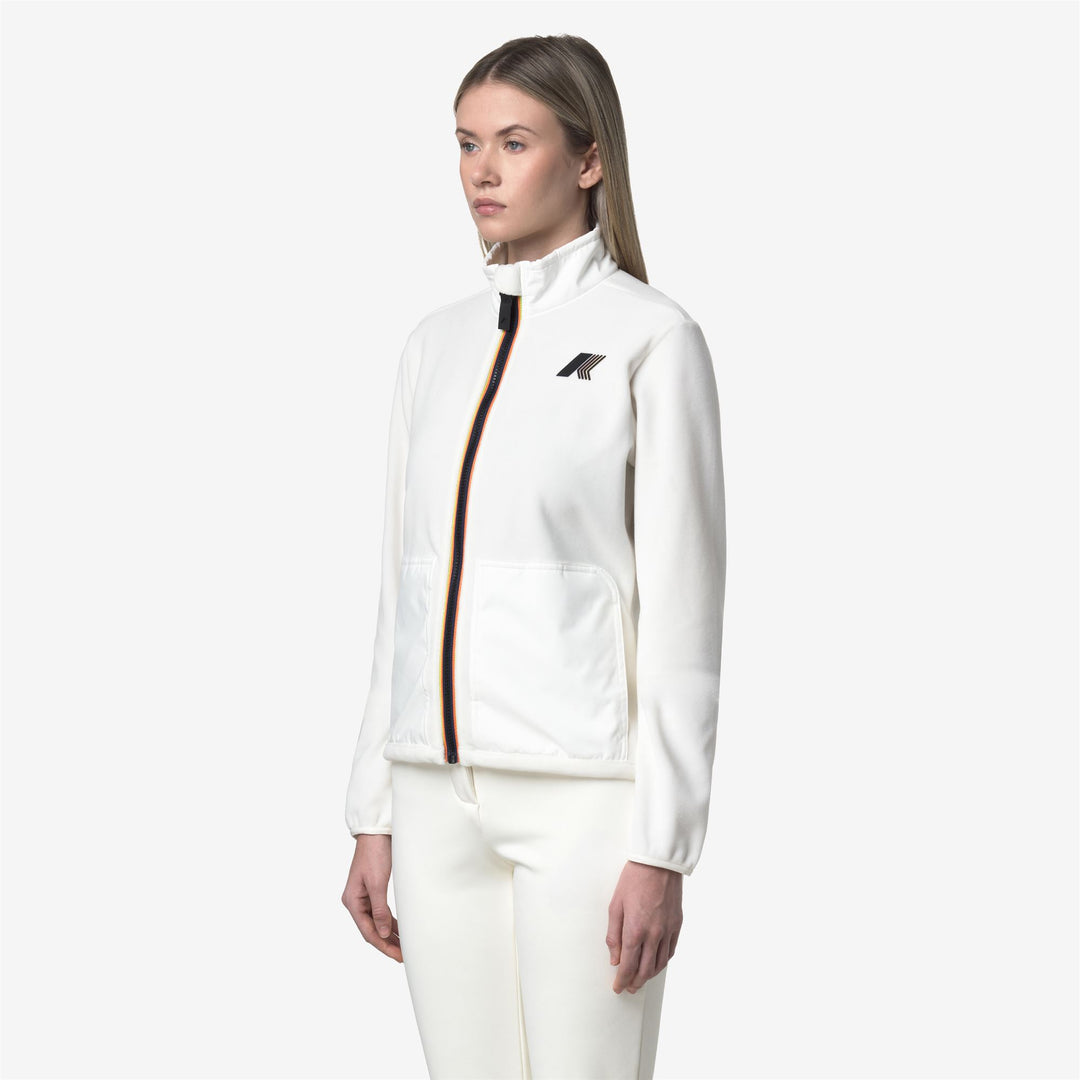 BRESSE POLAR Felpe Giacca Donna White Gardenia main