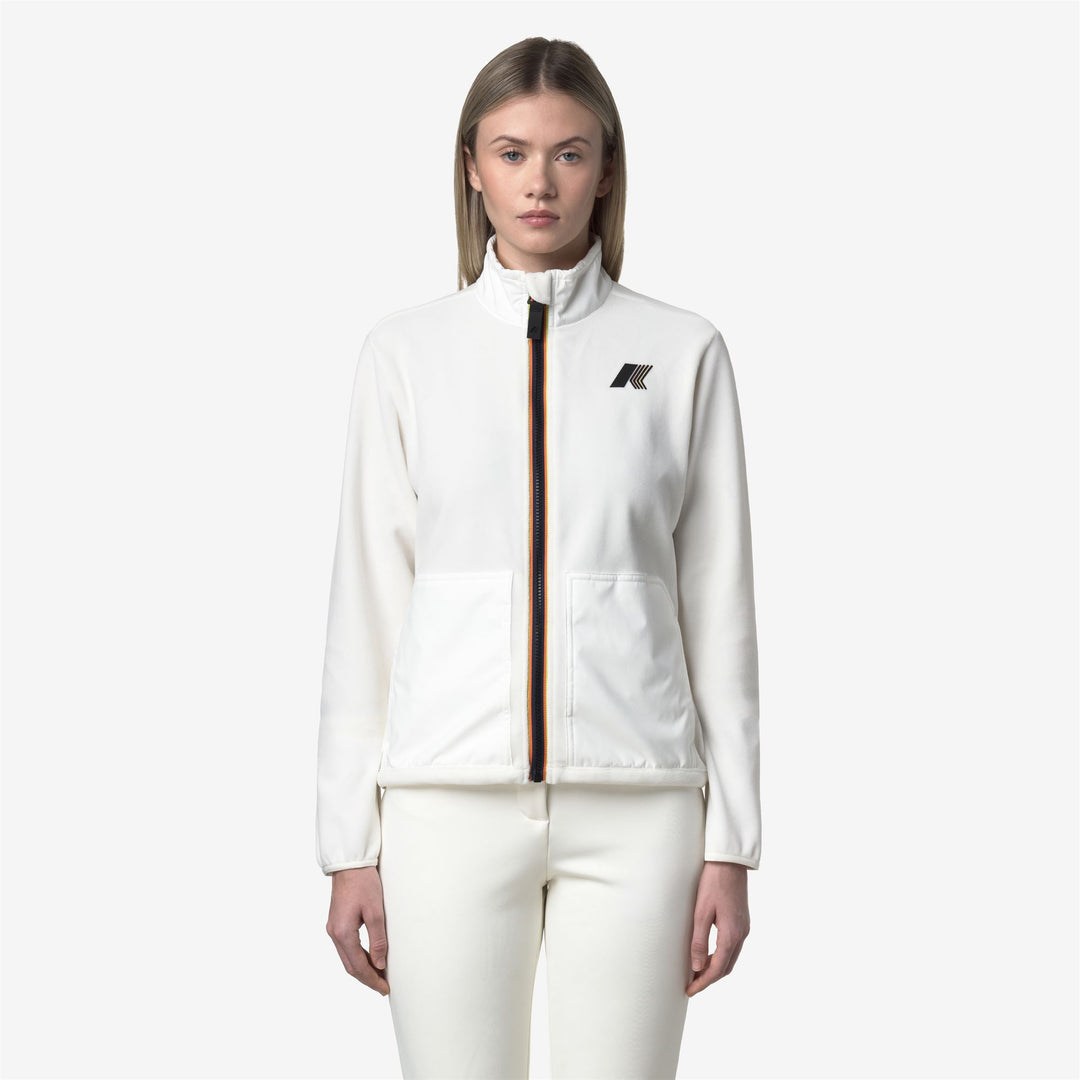 BRESSE POLAR Forro polar Chaqueta Mujer White Gardenia 01