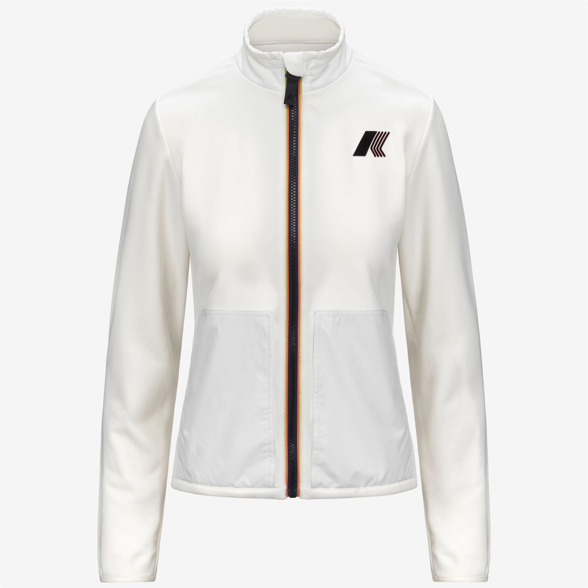 Fleece_WOMAN_BRESSE POLAR_Jacket_White Gardenia - Commercial 1