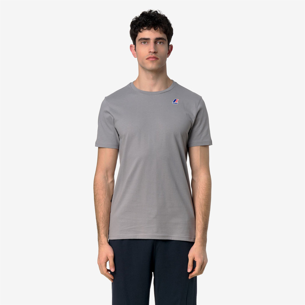 T-Shirts & Top_UNISEX_LEONIDE_T-Shirt_Grey Frost - Commercial 4