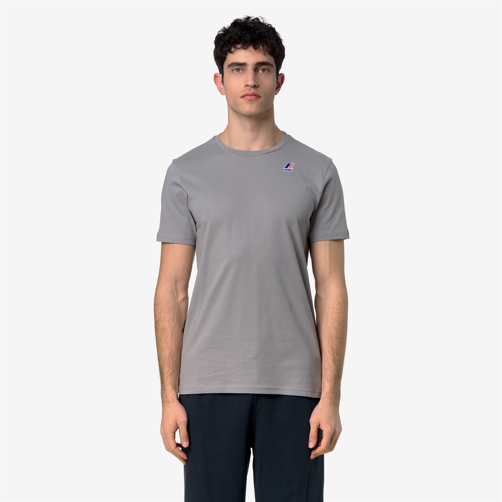 T-Shirts & Top_UNISEX_LEONIDE_T-Shirt_Grey Frost - Commercial 4