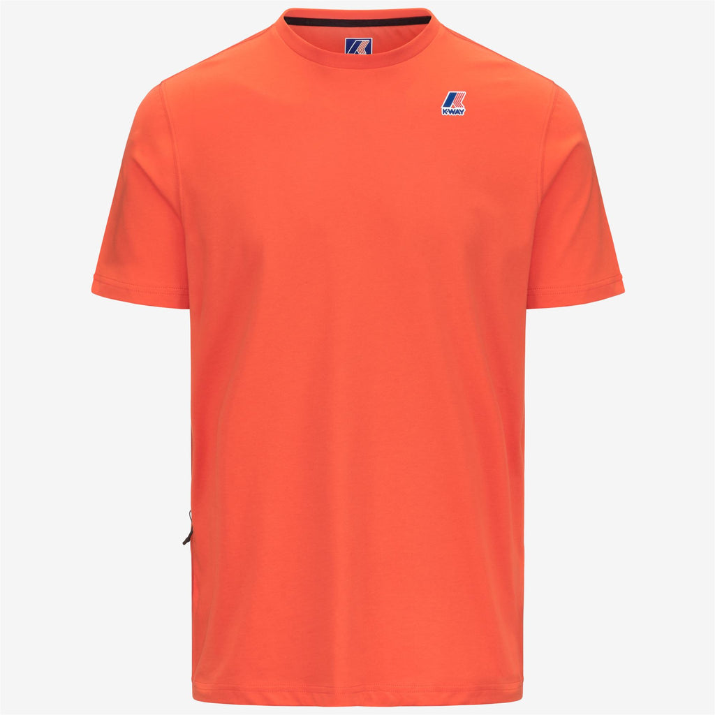 T-Shirts & Top_UNISEX_LEONIDE_T-Shirt_Orange Fiesta - Commercial 1