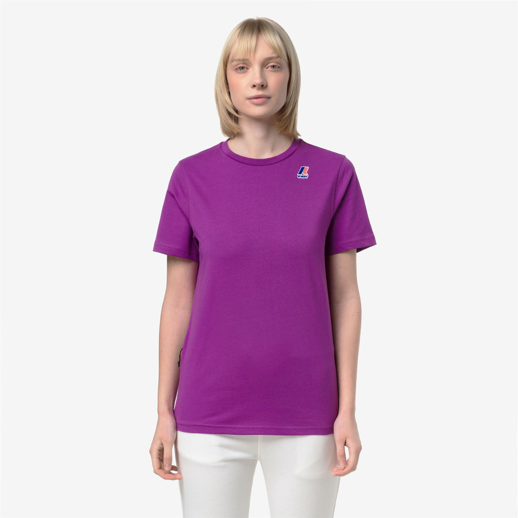 T-Shirts & Top_UNISEX_LEONIDE_T-Shirt_Violet - Commercial 4