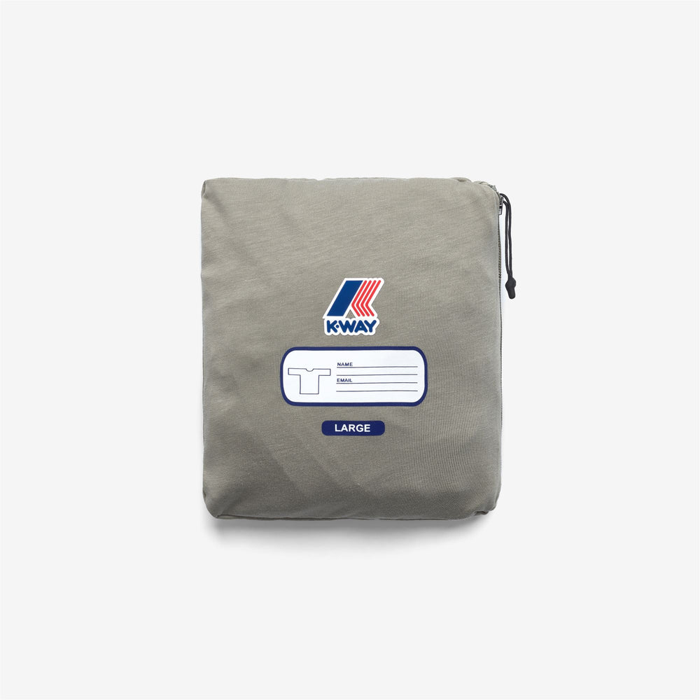 Green unisex packable outdoor T-Shirt with logo 02