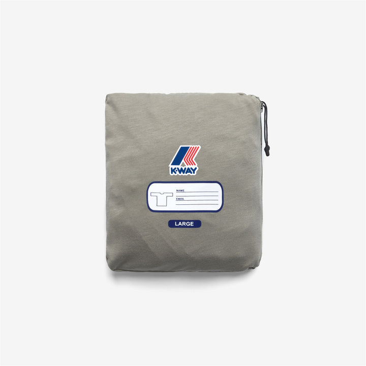 Camiseta unisex plegable para exteriores, color verde, con logotipo 2