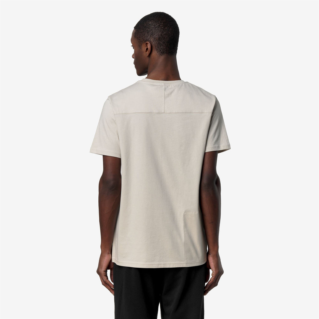 Camiseta unisex plegable de algodón beige para actividades al aire libre main
