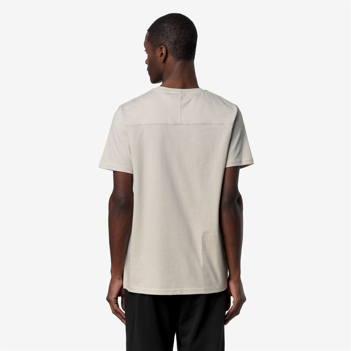 Camiseta unisex plegable de algodón beige para actividades al aire libre 6
