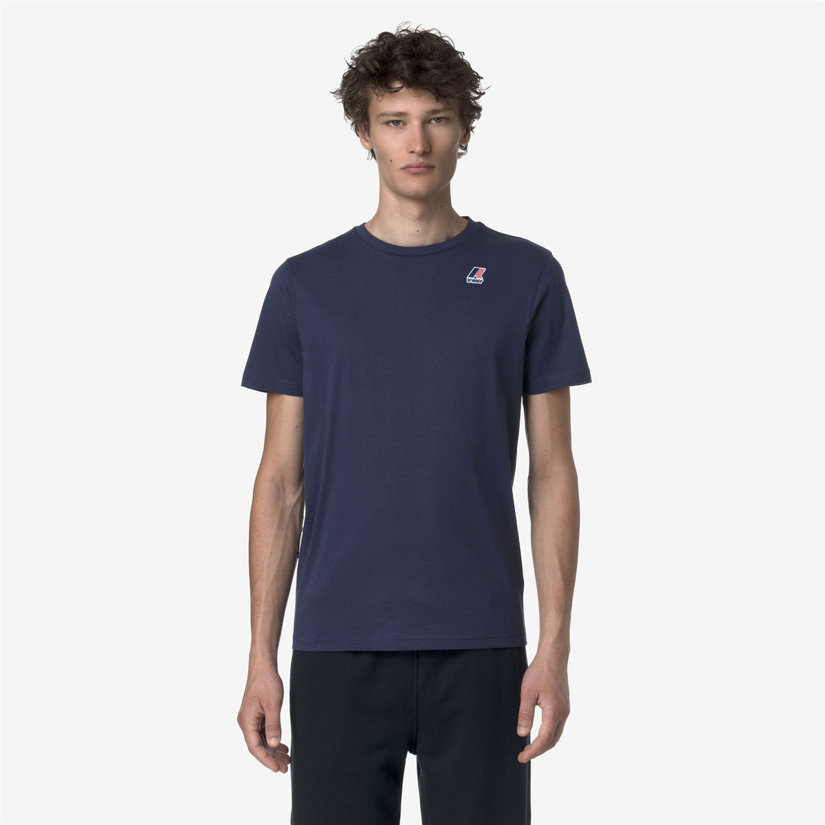 T-Shirts & Top_UNISEX_LEONIDE_T-Shirt_Blue Deep Cobalt - Commercial 4