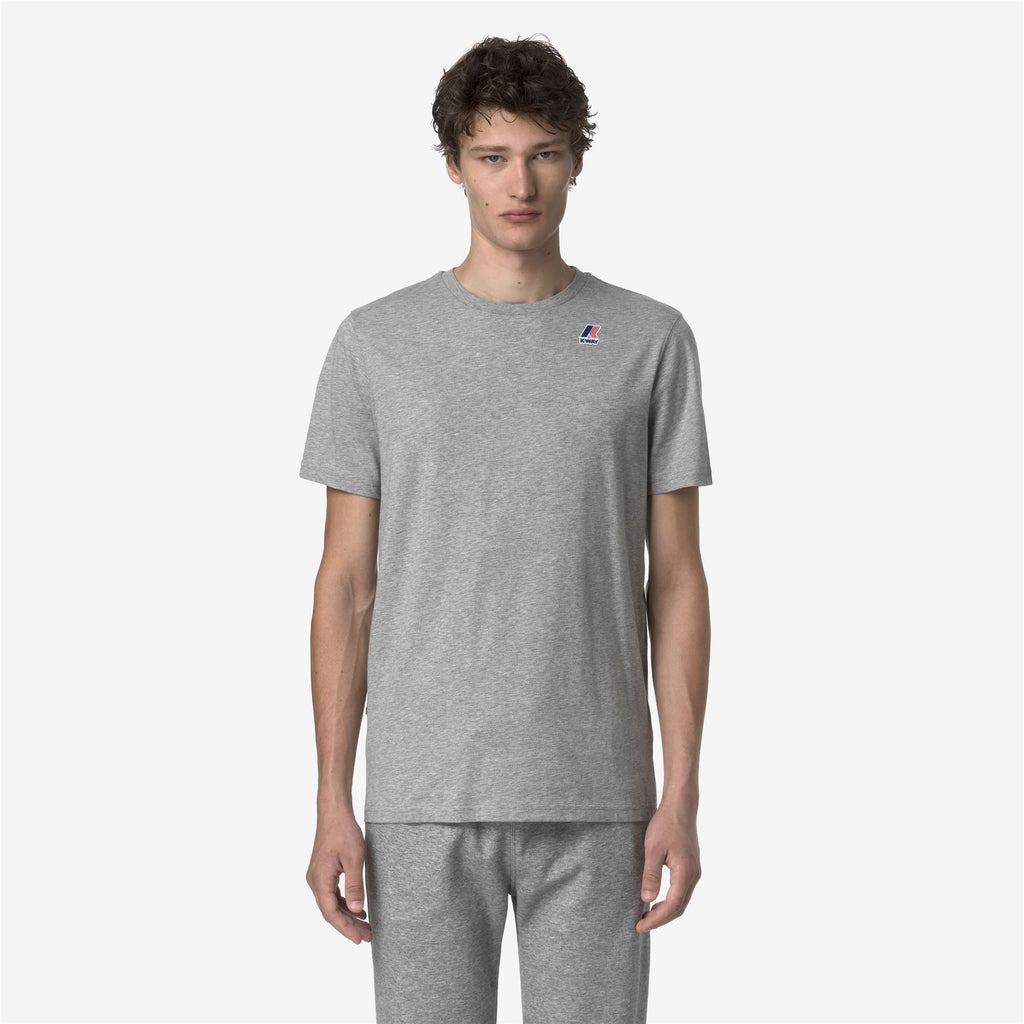 T-Shirts & Top_UNISEX_LEONIDE_T-Shirt_Grey Melange Mid - Commercial 4