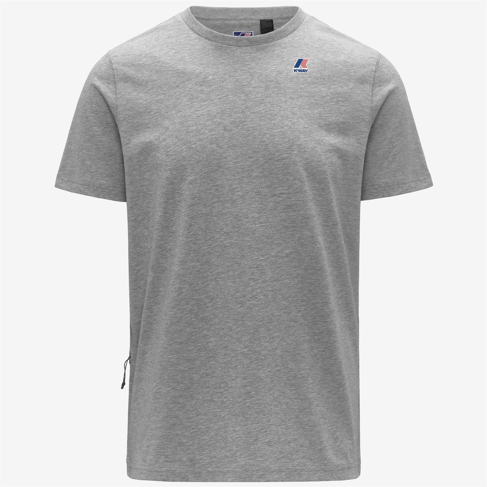 T-Shirts & Top_UNISEX_LEONIDE_T-Shirt_Grey Melange Mid - Commercial 1