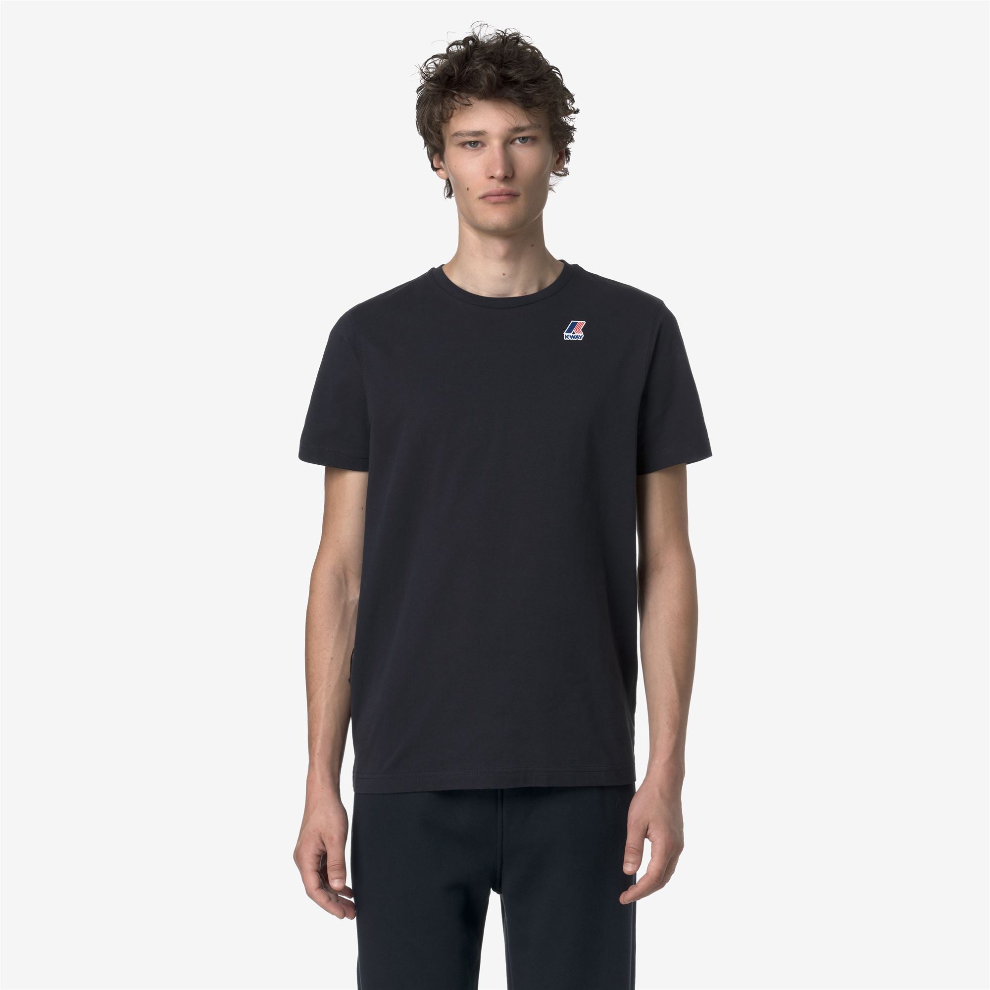T-Shirts & Top_UNISEX_LEONIDE_T-Shirt_Blue Depth - Commercial 4