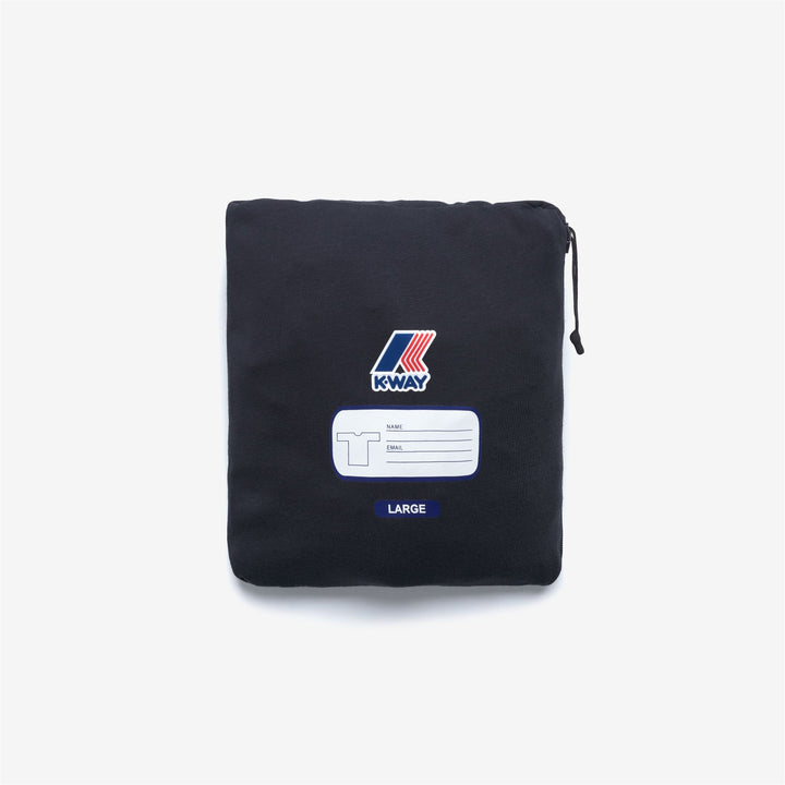Camiseta unisex de algodón plegable azul para actividades al aire libre 2