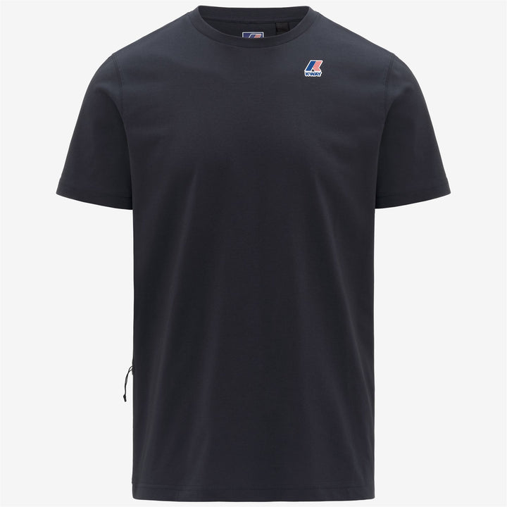Camiseta unisex de algodón plegable azul para actividades al aire libre 1