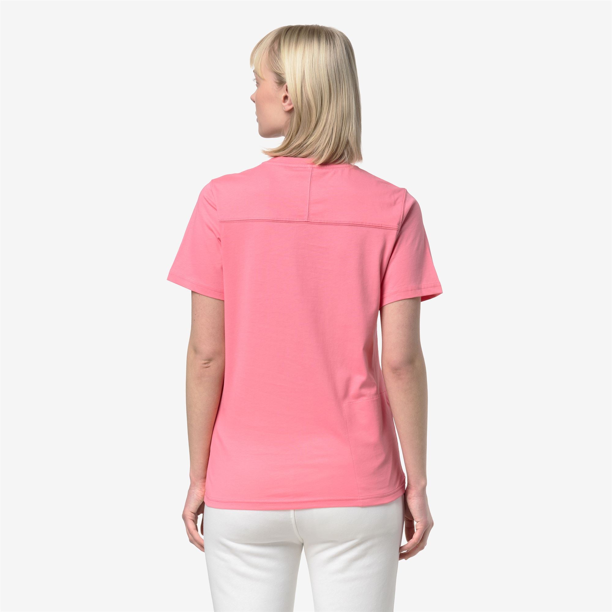 T-Shirts & Top_UNISEX_LEONIDE_T-Shirt_Pink Geranium - Commercial 6