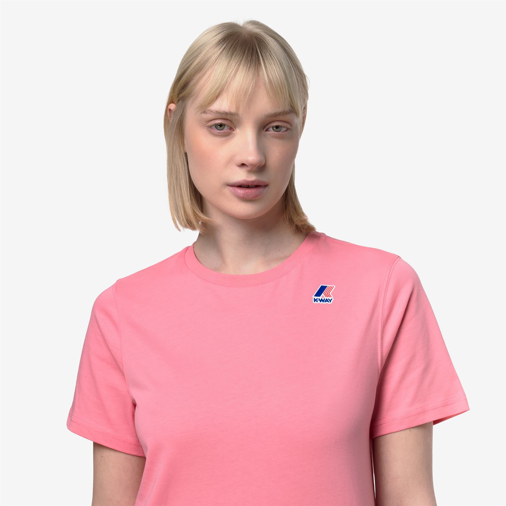 T-Shirts & Top_UNISEX_LEONIDE_T-Shirt_Pink Geranium - Commercial 7