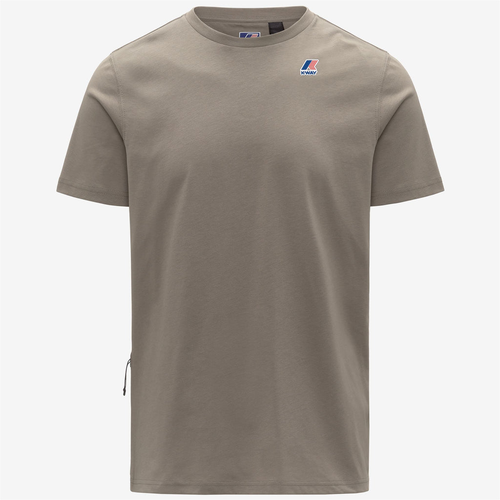 T-Shirts & Top_UNISEX_LEONIDE_T-Shirt_Beige Taupe - Commercial 1