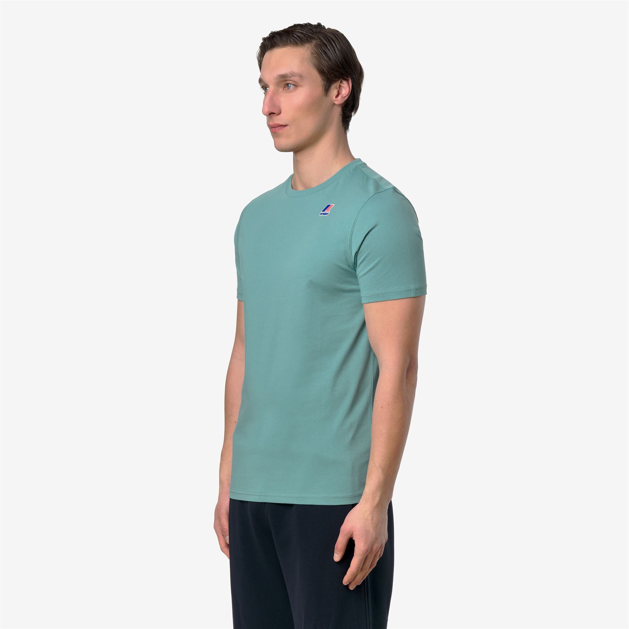 T-Shirts & Top_UNISEX_LEONIDE_T-Shirt_Green Mine - Commercial 5