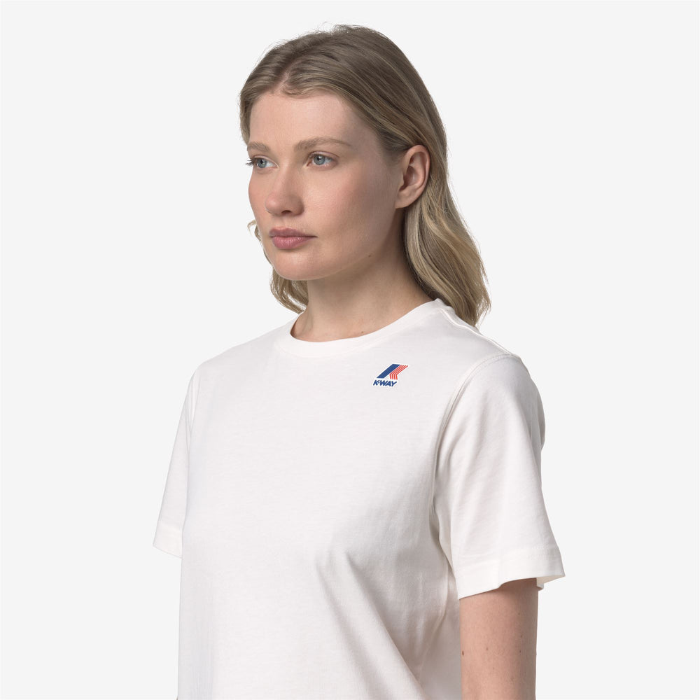 White Unisex Packable Cotton T-Shirt for Outdoor Activities 02