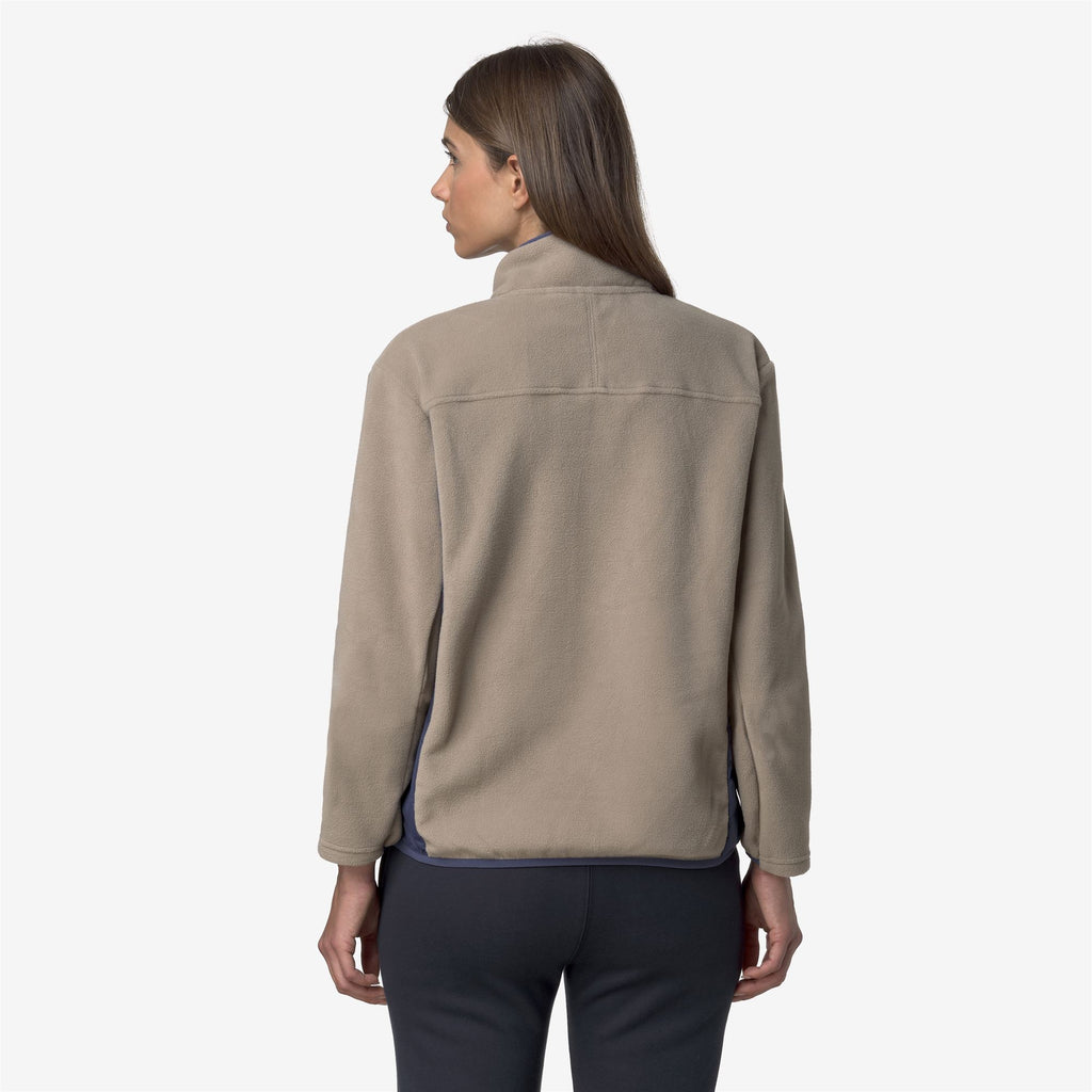 Fleece_UNISEX_BARNABE 4.0 POLAR_Pull Over_Beige Taupe - Blue Deep Cobalt - Commercial 6