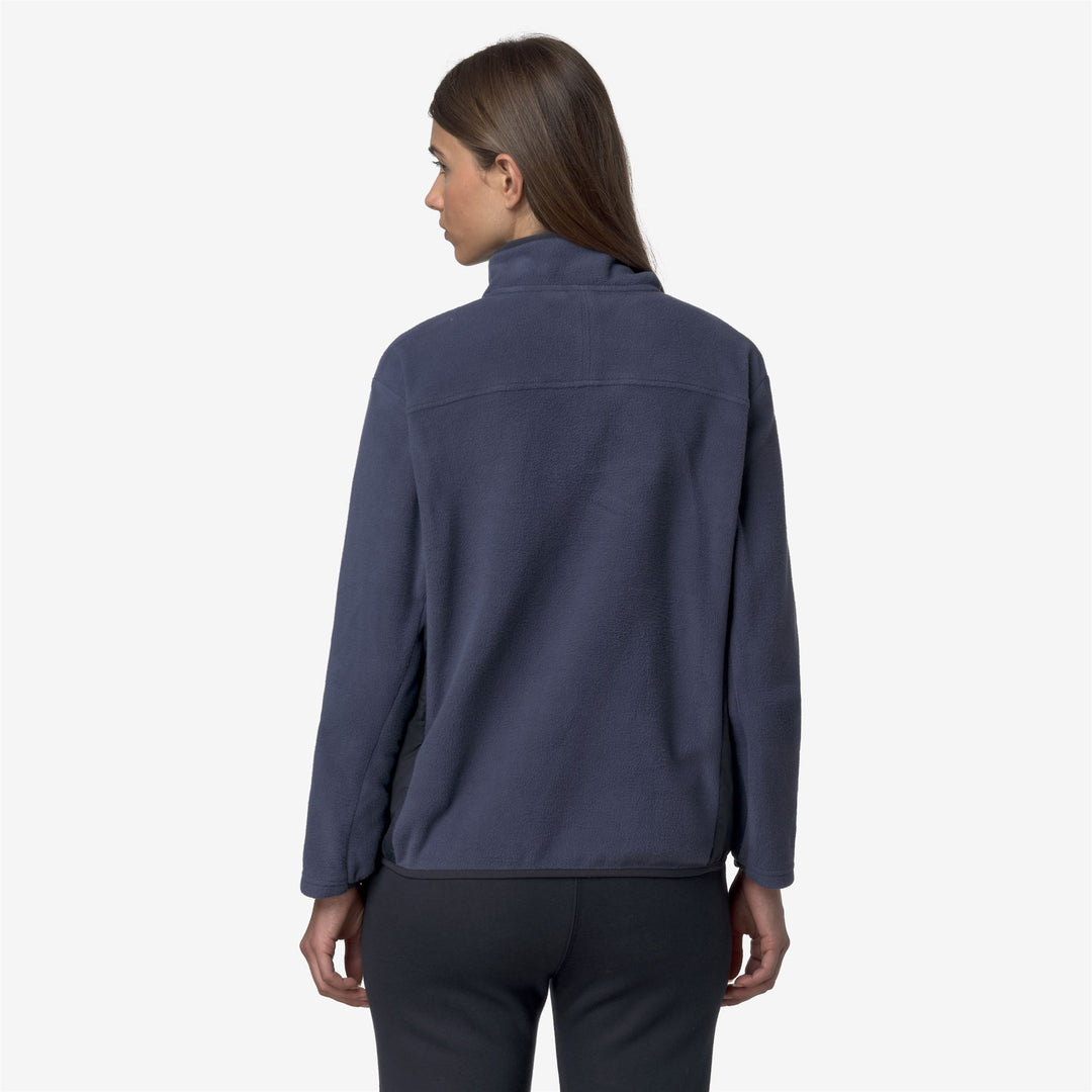 Deep blue Unisex Fleece Pull Over for Outdoor Activities main