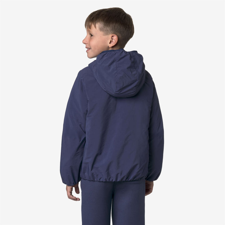 Deep blue Boy's Short Waterproof Jacket with PrimaLoft Insulation 5