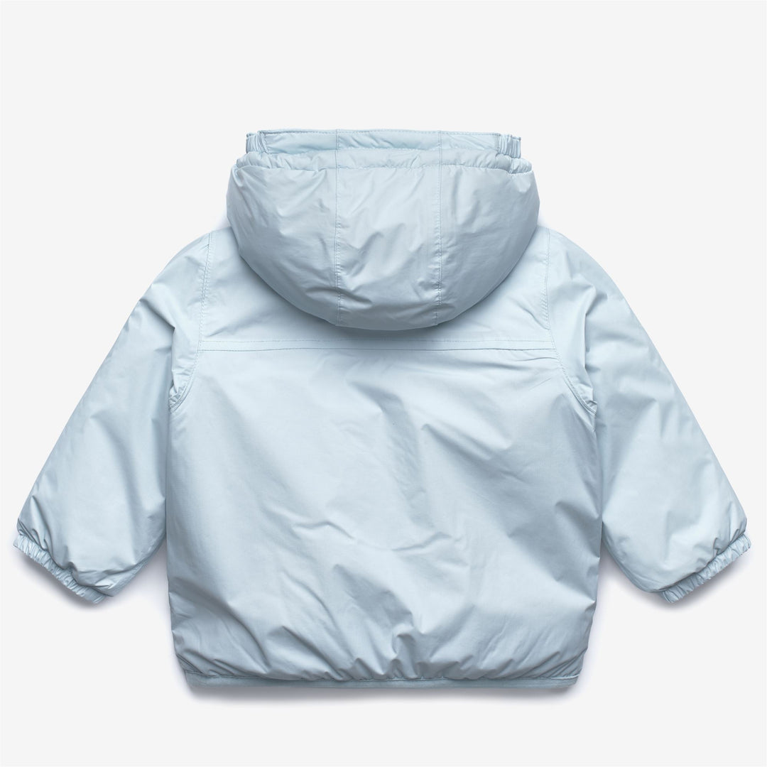 Giacca invernale impermeabile unisex blu per bambini con fodera in peluche main