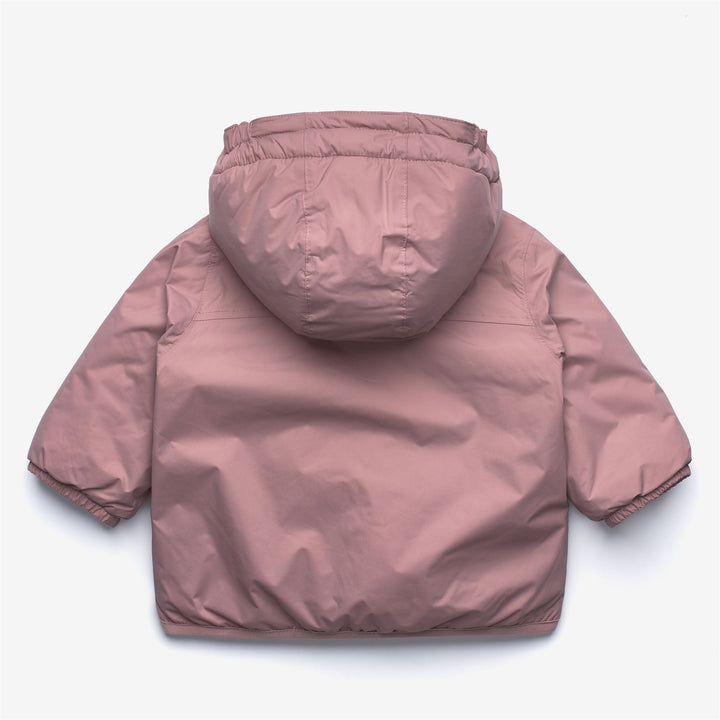 Giacca invernale unisex rosa per bambini con imbottitura sintetica 2