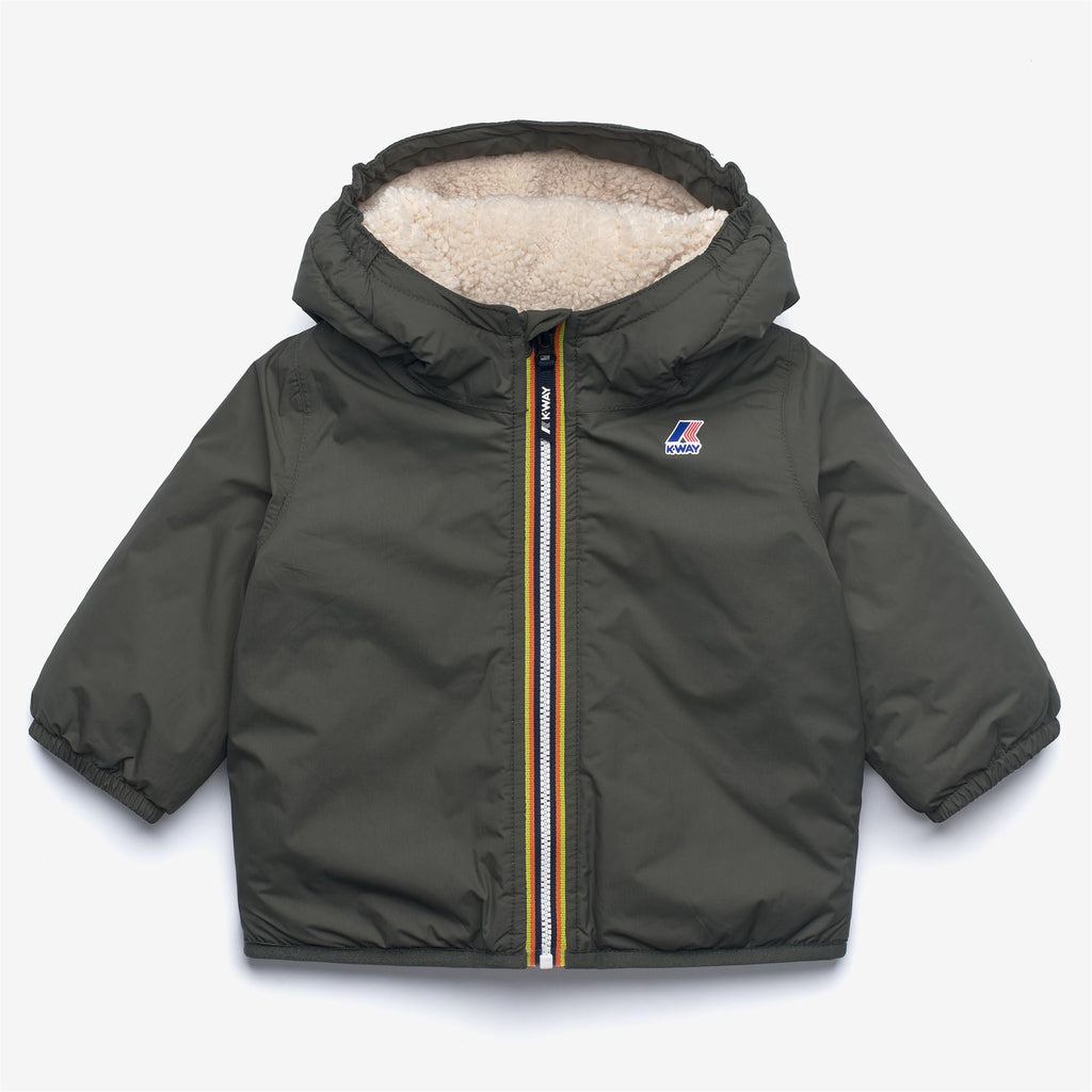 Jackets_KID UNISEX_E.  LE VRAI 4.0 CLAUDINE ORSETTO_Mid_GREEN BLACKISH - Commercial 1