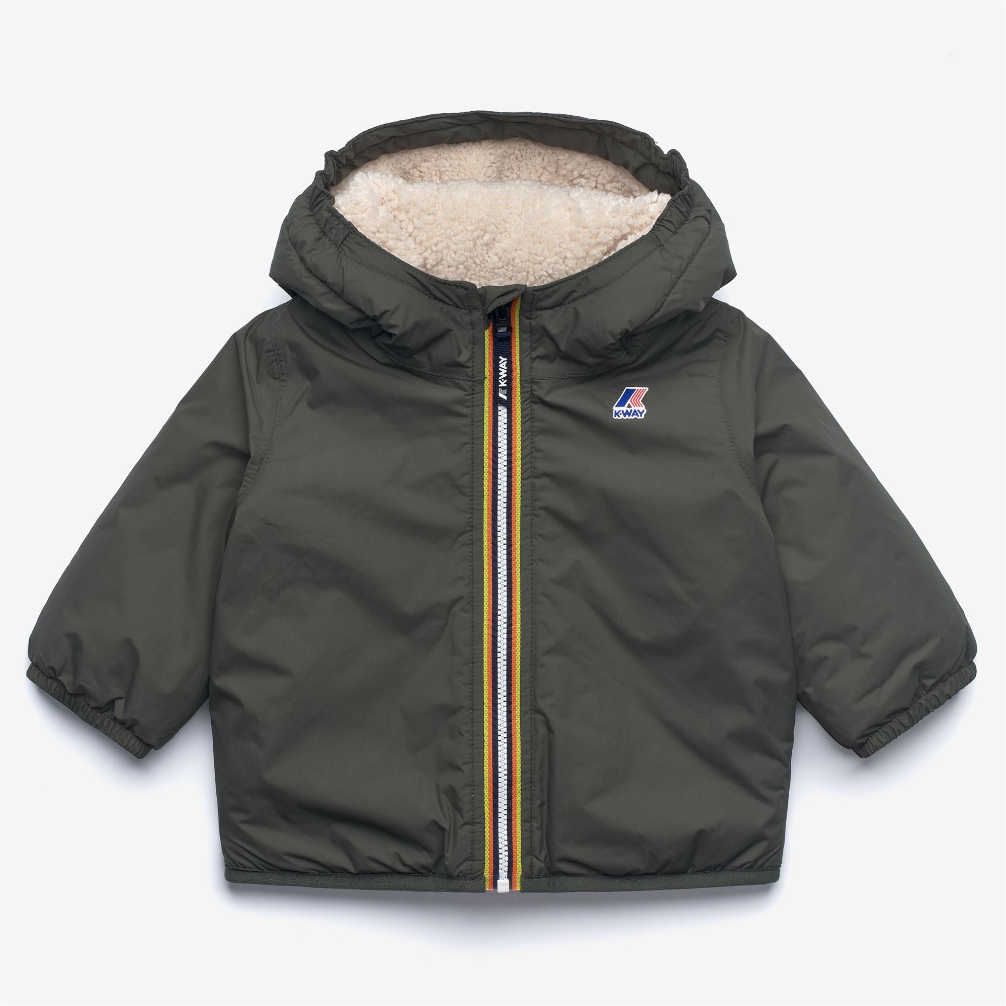 Jackets_KID UNISEX_E.  LE VRAI 4.0 CLAUDINE ORSETTO_Mid_GREEN BLACKISH - Commercial 1