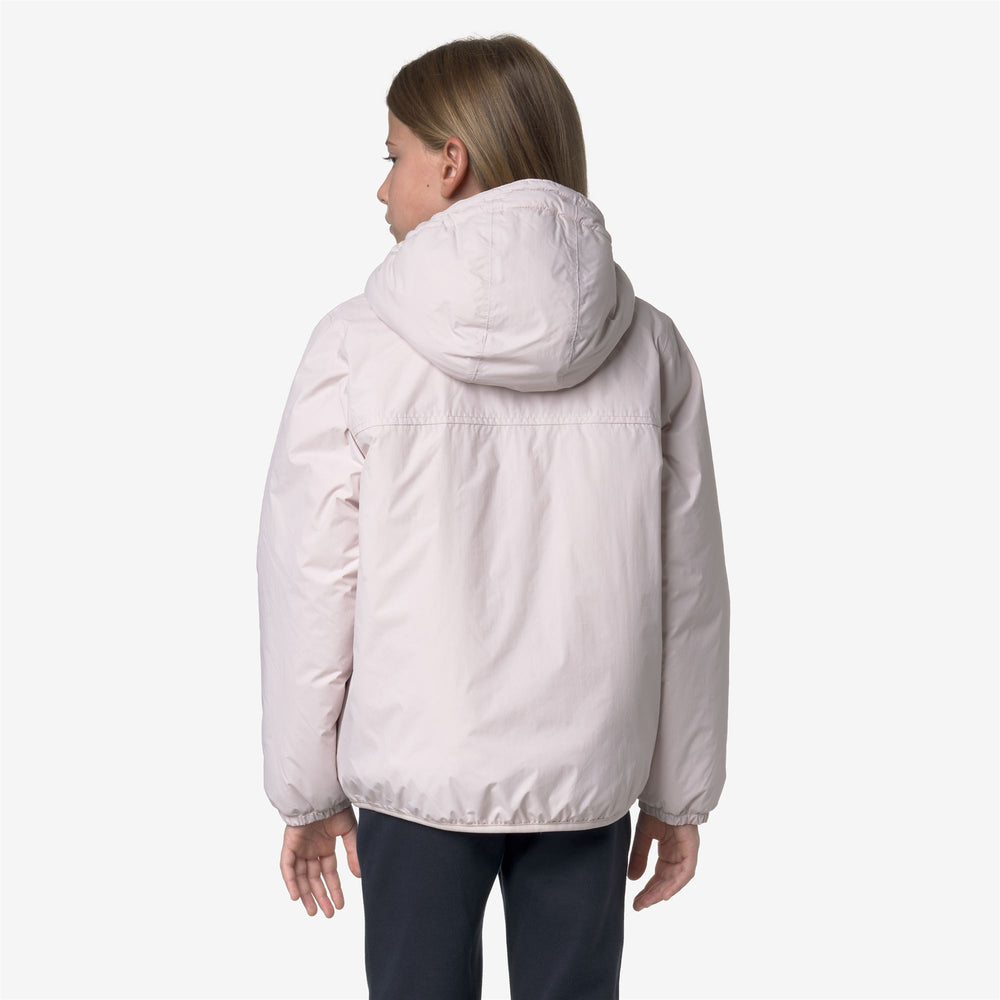 Grey unisex Kid's Waterproof Mid-Season Jacket with Teddy Lining 02