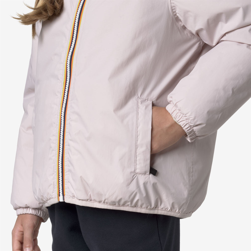 Grey unisex Kid's Waterproof Mid-Season Jacket with Teddy Lining 02