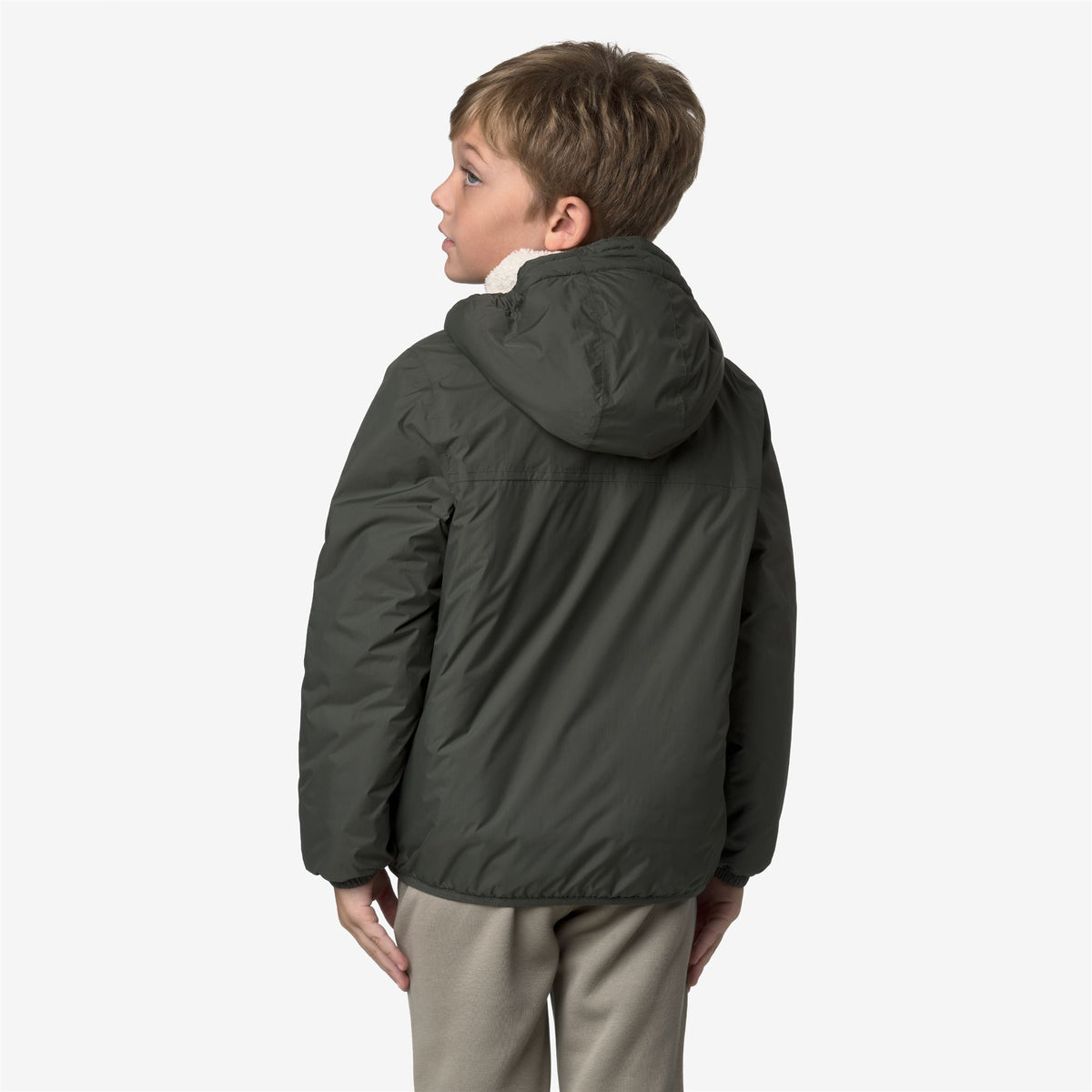 Jackets_KID UNISEX_P. LE VRAI 4.0 CLAUDE ORSETTO_Mid_GREEN BLACKISH - Commercial 3