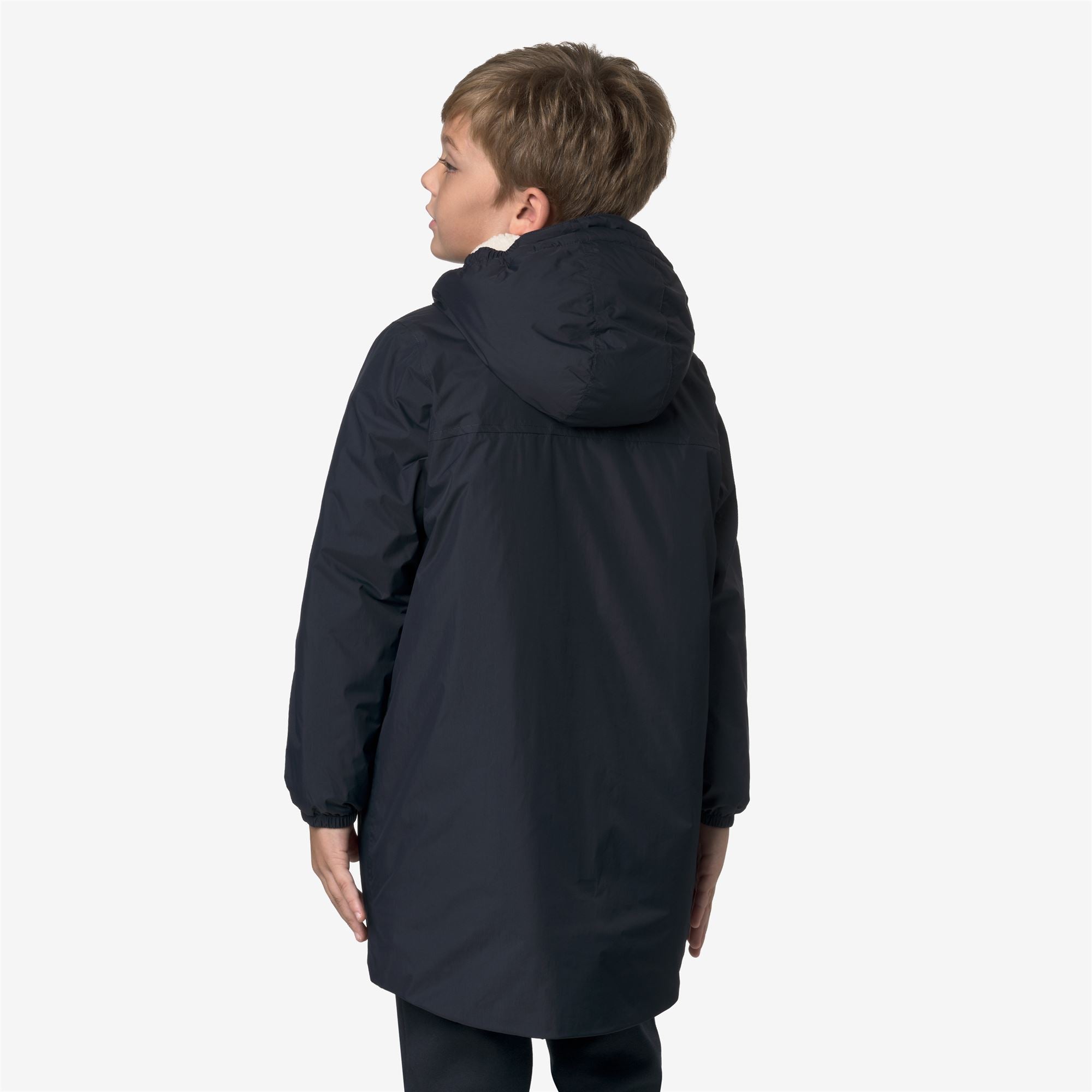 Jackets_KID UNISEX_P. LE VRAI 4.0 EIFFEL ORSETTO_3/4 Length_Blue Depth - Commercial 6