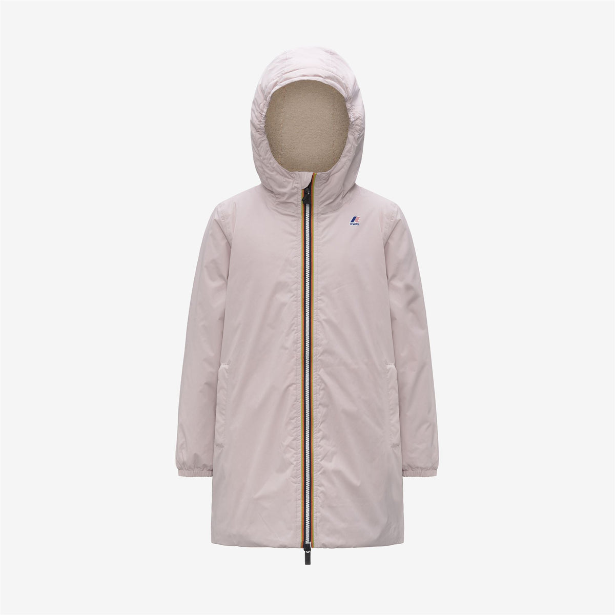 Jackets_KID UNISEX_P. LE VRAI 4.0 EIFFEL ORSETTO_3/4 Length_Rose Hushed - Commercial 1