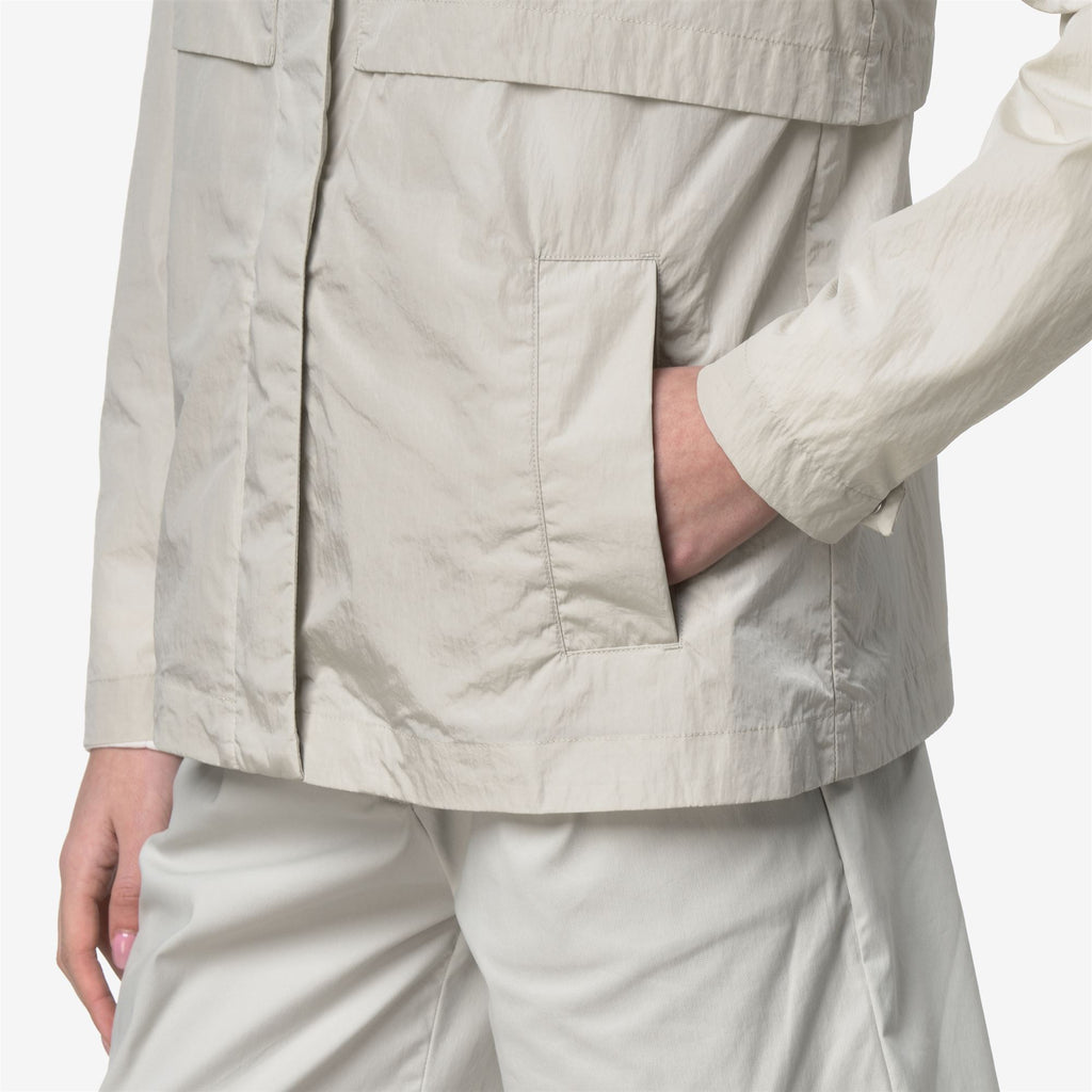 Jackets_Woman_SOPHILE SATIN GLASS_Short_BEIGE LT - Commercial 7