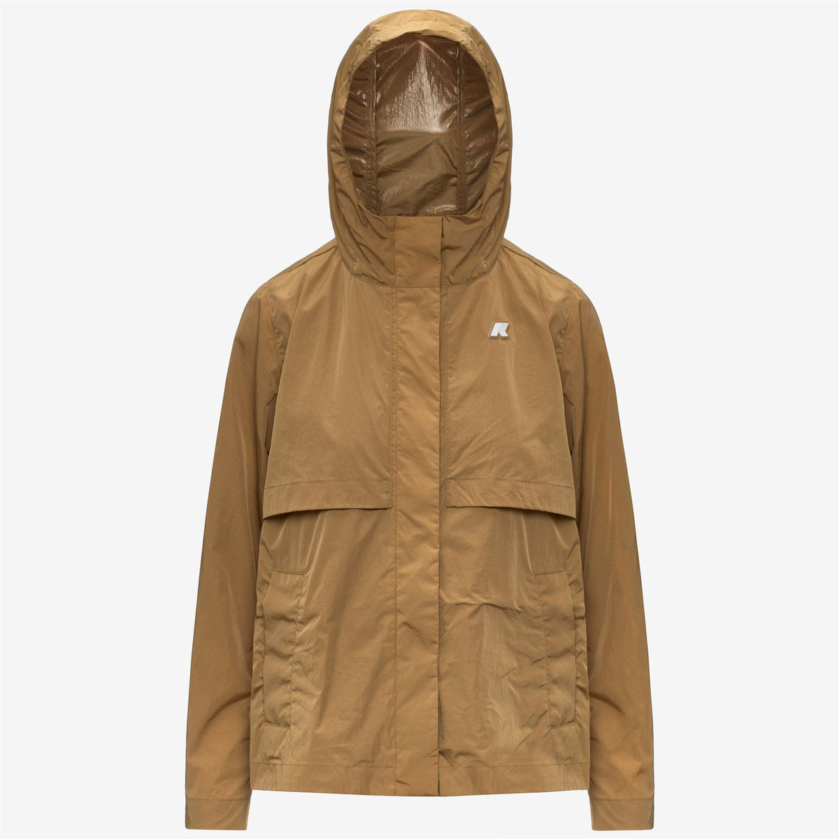 Jackets_Woman_SOPHILE SATIN GLASS_Short_Brown Bistre - Commercial 1