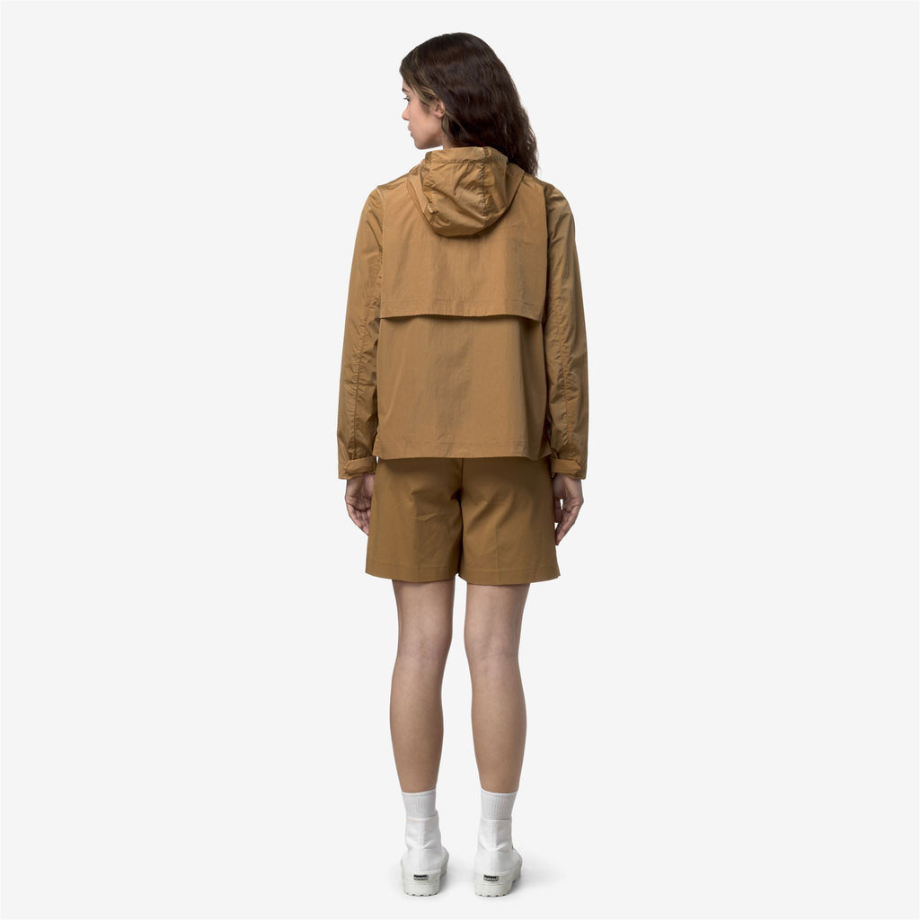 Jackets_Woman_SOPHILE SATIN GLASS_Short_Brown Bistre - Commercial 6