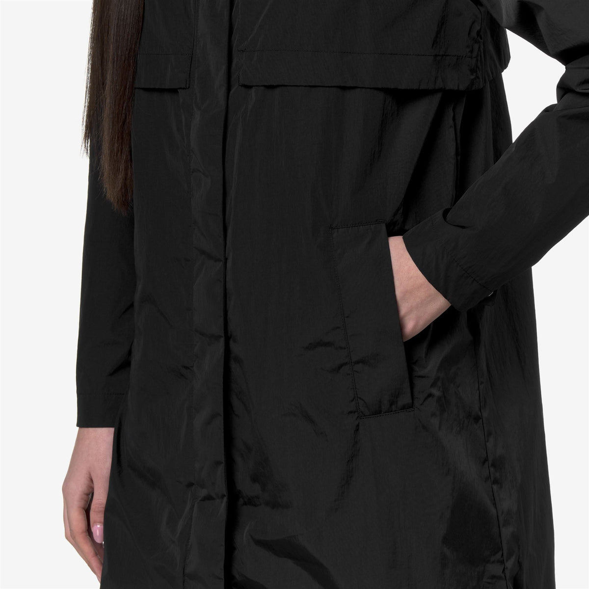 Jackets_Woman_SOPHILENE SATIN GLASS_Mid_Black Pure - Black Pure - Commercial 7