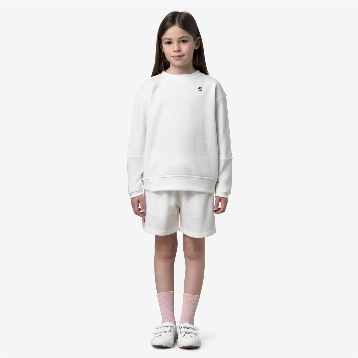 Shorts_KID UNISEX_P. DORIAN PC_Sport Shorts_White - White - Commercial 4