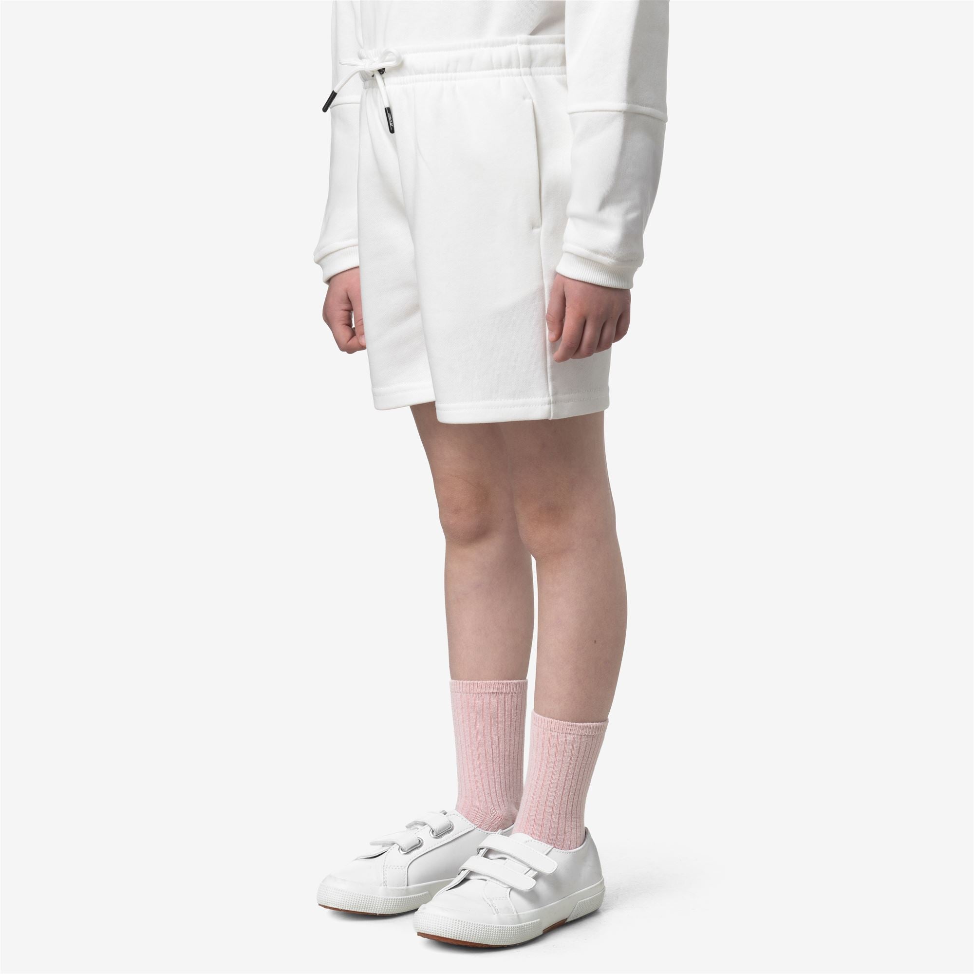 Shorts_KID UNISEX_P. DORIAN PC_Sport Shorts_White - White - Commercial 5