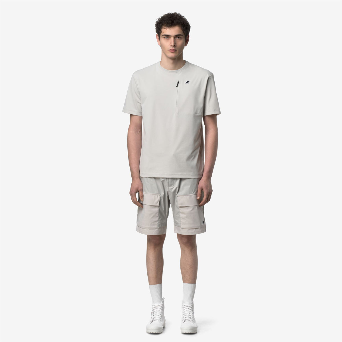 Shorts_Man_BREGER_Sport Shorts_BEIGE LT - Commercial 4