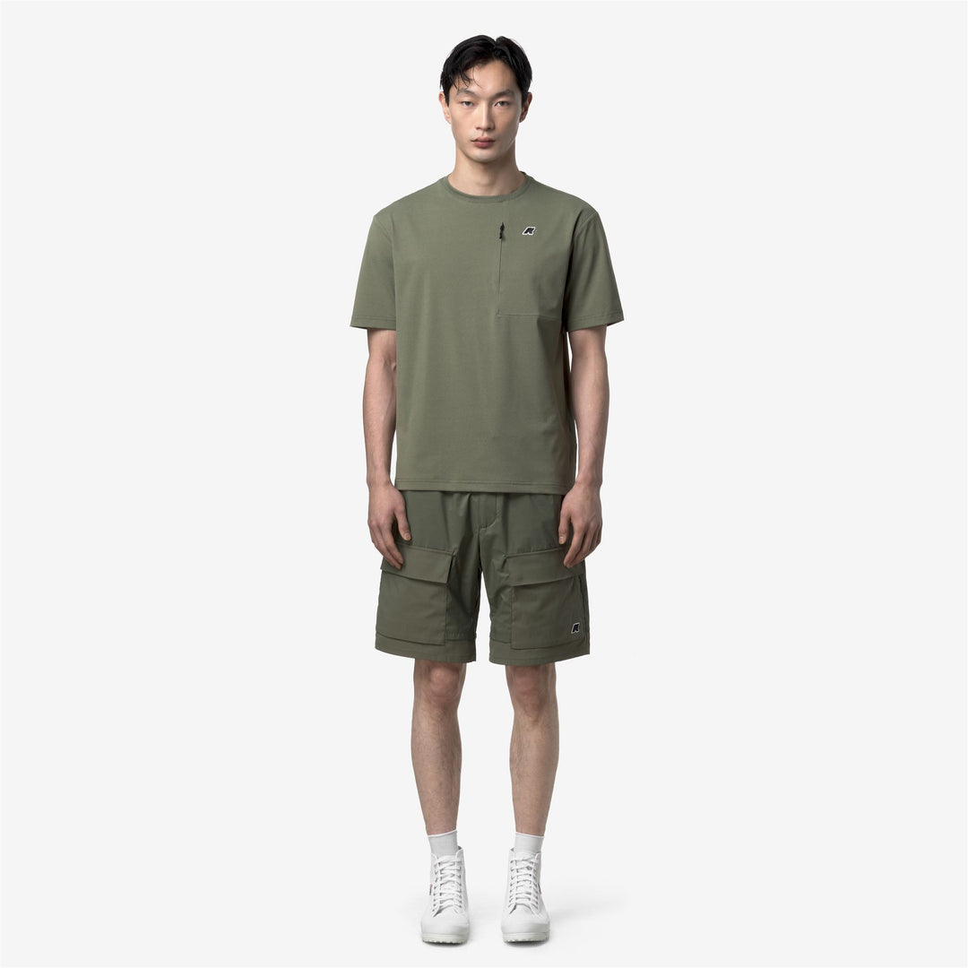 BREGER Shorts Sport Shorts Man Green Lichen main