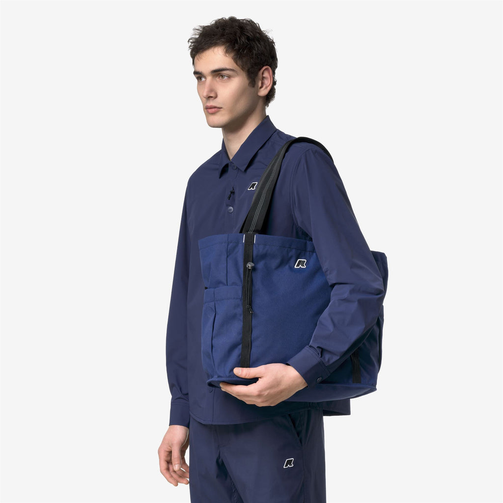Bags_Unisex_BROCELY_Tote Bag_Blue Insignia - Commercial 5