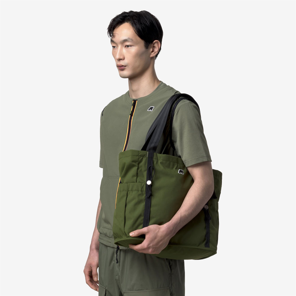 Bags_Unisex_BROCELY_Tote Bag_Green Lichen - Commercial 5
