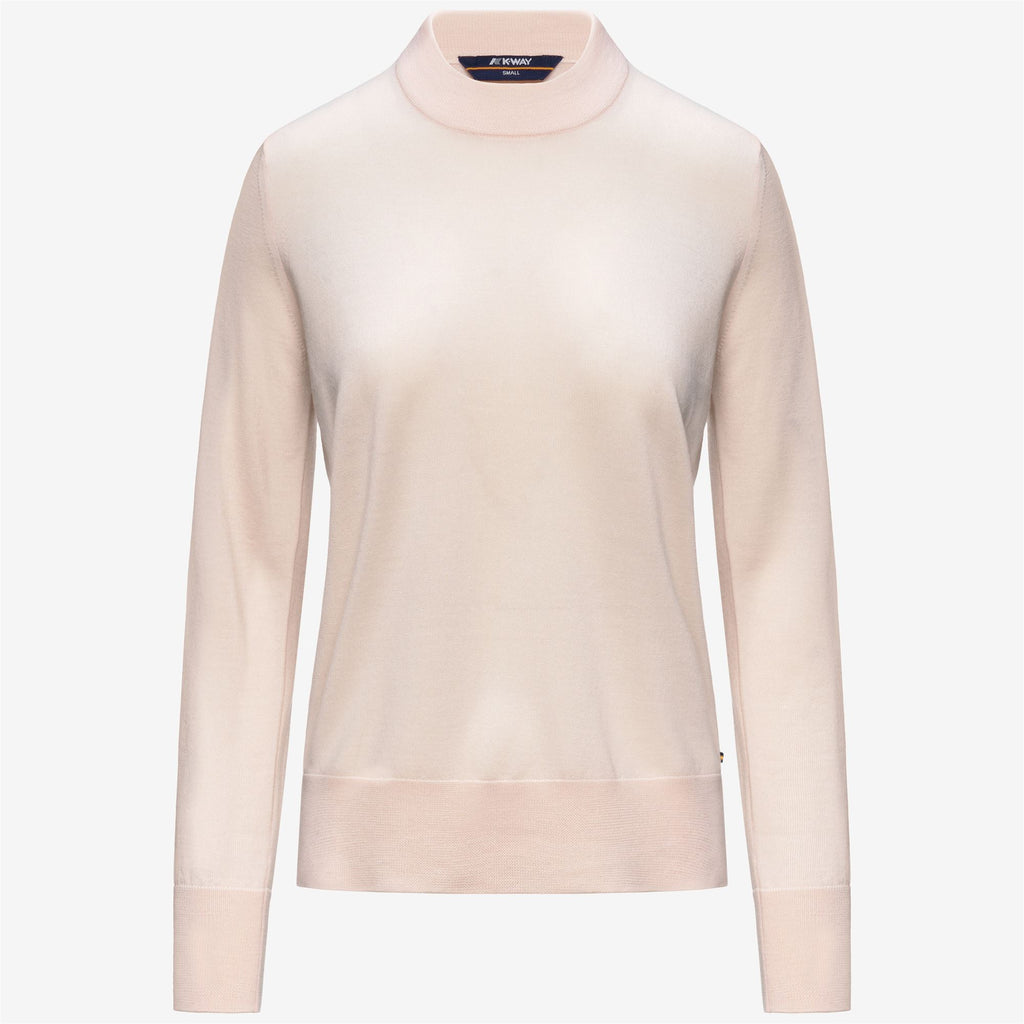 Knitwear_Woman_CHARMY  WOOL SILK CASHMERE_Pull Over_White Jet - Commercial 1