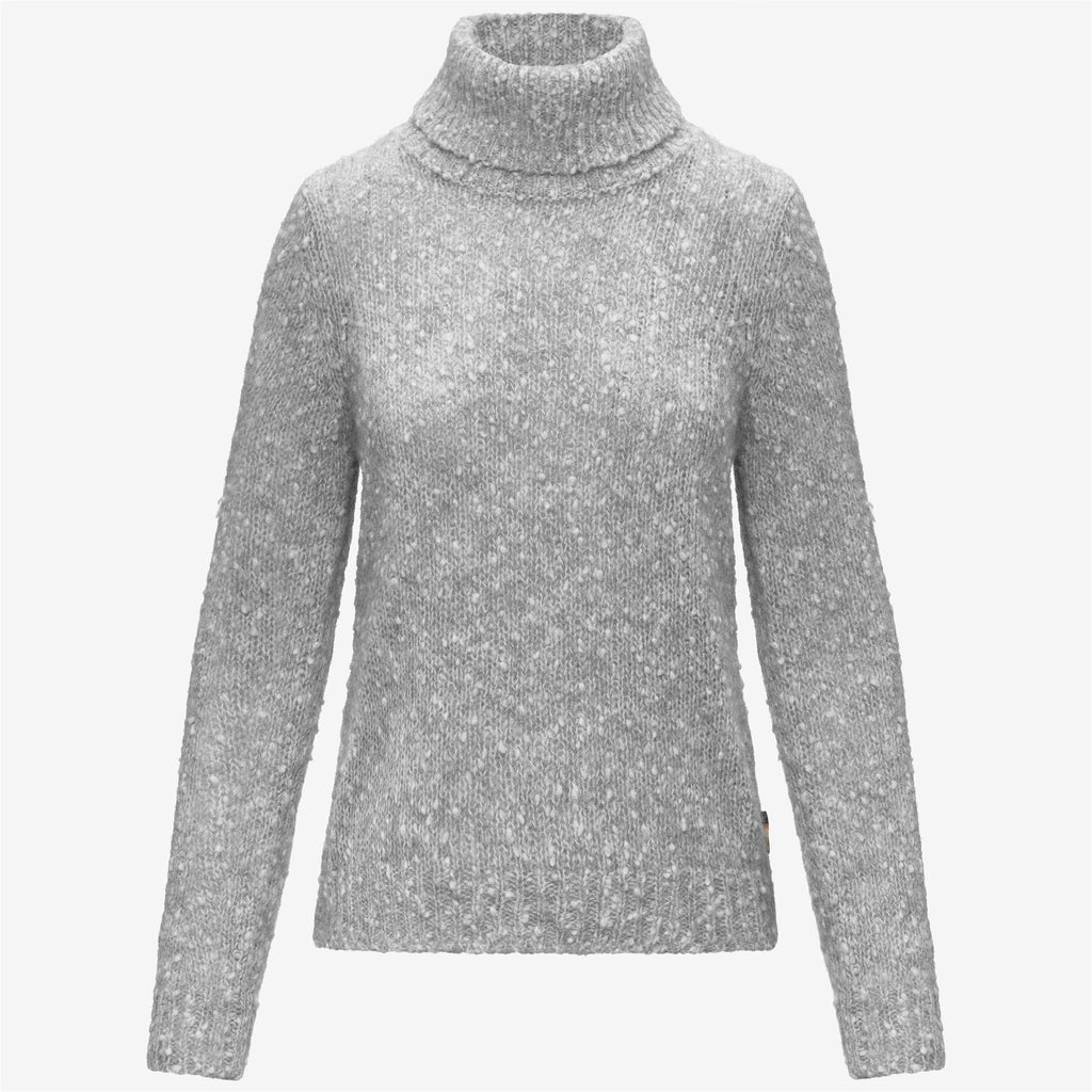 Knitwear_Woman_CORINE COCCOLA YARN_Pull Over_GREY - WHITE - Commercial 7